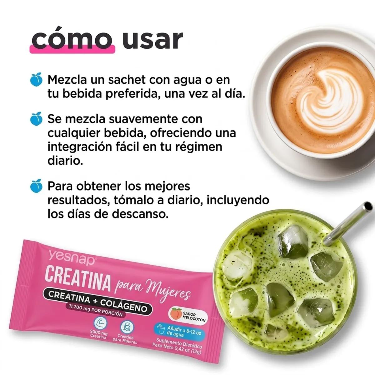 Comparación de textura y sabor durazno